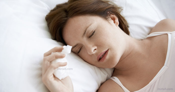 Allergy Fatigue Tired Women