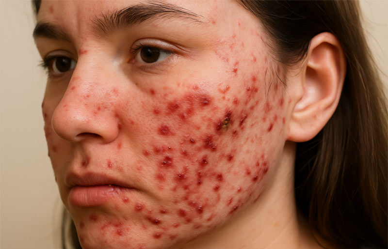 Excoriated Acne Photo