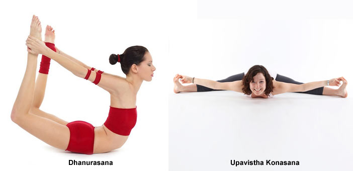 Dhanurasana Upavistha Konasana