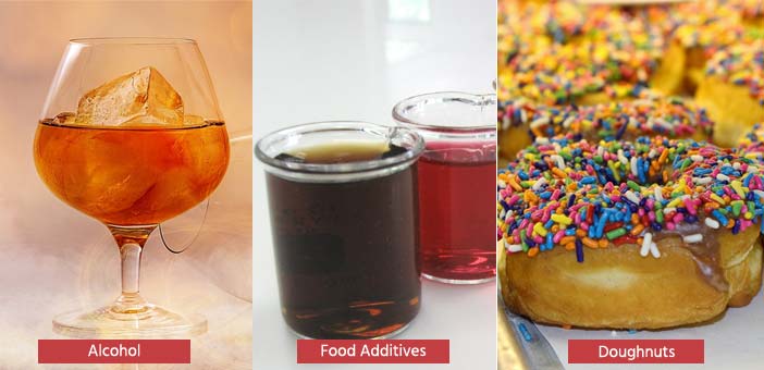 Food Additives Alcohol Doughnuts