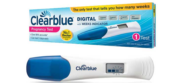 clearblue digital pregnancy test