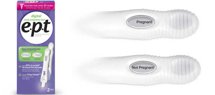 e.p.t Certainty Pregnancy Test Strips