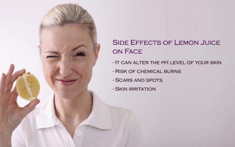 Side Effects of Lemon Juice on Face - Skin Effects, Precautions