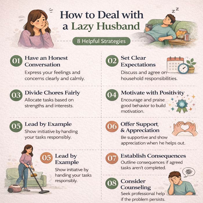 Deal with a Lazy Husband