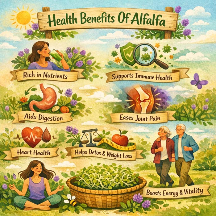 Health Benefits Of Alfalfa